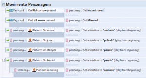 Script movimento personagem no construct