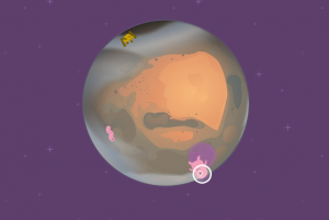 Cenário game gravidade em planeta construct 2