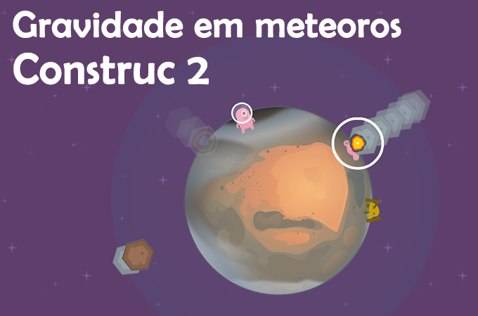 Mecânica de gravidade em meteoro no construct 2